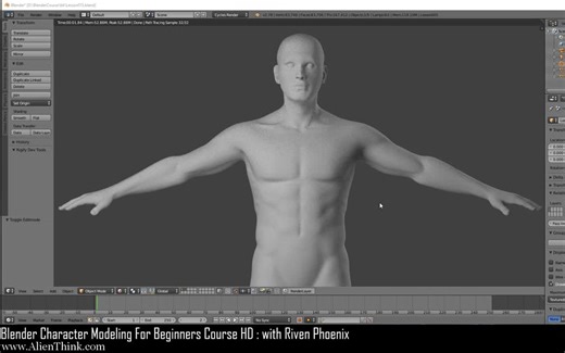 【 Blender初学者的角色模型教程- Blender Character Modeling For Beginners】