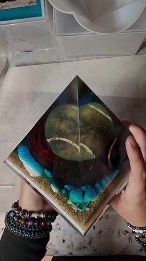 Epoxy Dog Memorial Pyramid | Remembering Archie