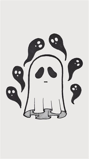 Valentina Palacios | Empezamos con los videos de Halloween! 👻🎃 Dibujos fáciles paso a paso para decorar este Halloween ✨️ #sketchbook #halloween #tutorial | Instagram