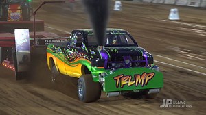 Super Stock Diesel 4wd Trucks scratching and clawing in the Tennessee dirt at the 2021 PPL Southern Nationals in Springfield, TN! | JP Pulling Productions
