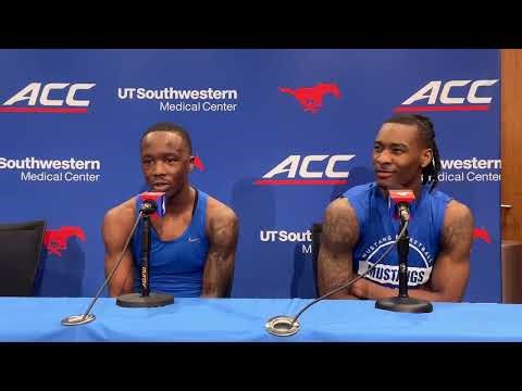 SMU's Boopie Miller and Jaron Pierre Jr. on making the NCAA Tournament, preview matchup vs. Miami OH