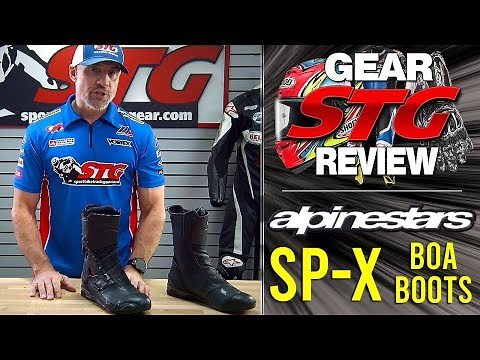 Alpinestars SP-X BOA Boots Review from SportbikeTrackGear.com