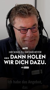Herbert Grönemeyer bietet sich als Co-Trainer beim VfL Bochum an. Dieter Hecking lehnt nicht ab. 😉 #spielmacher #podcast #vflbochum #hecking #bundesliga | Sky Sport DE