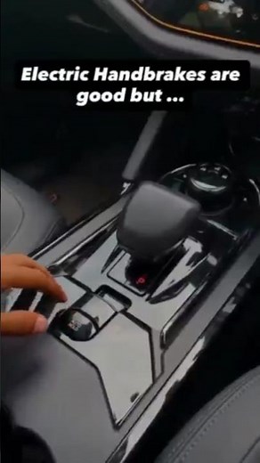 electronic handbrake and manual hand brake #car #automobile #shortvideo