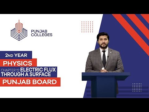 PGC Lectures-Inter Part II-Punjab Board-Physics-Chapter 12 - Electric Flux Through a Surface