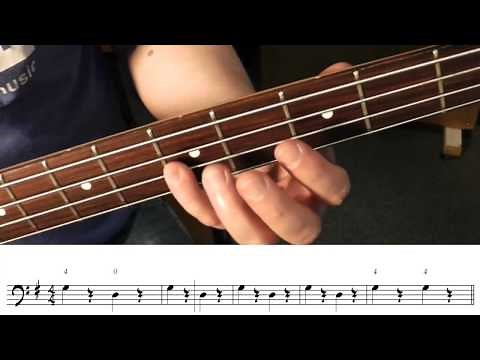 STAGE AHEAD Basslessons - Easy Songs for Beginners (Ring Of Fire)