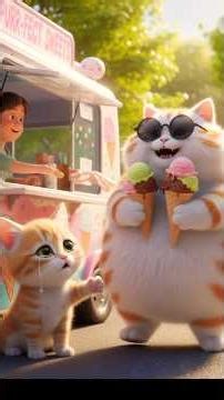 This cat learned a valuable life lesson #aicat #cartoon #animation #cat #cats #kitten