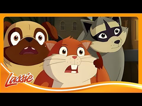 ❤️ Saving the Buffalo, and Mom! 🐃 | The New Adventures of Lassie | Cartoons For Kids
