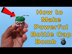 Bottle Cap bomb experiment | make a bomb from matchbox | Easy science experiments at home in 2021