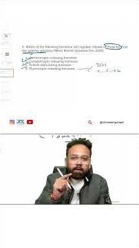 Which Hormone Controls Prolactin Release? 🤱 | NEET PG High-Yield MCQ (Dec 2020)