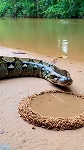 This Perfect Circle in the Sand Confused Even the Python #wildlife #animals #aianimals #python #wildnature | Wild Animals Talk