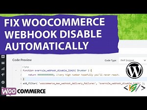 How to Fix WooCommerce Webhook Disable on its Own in WordPress | Disable Webhooks Automatically