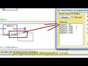 Testing of Modbus: Function Code 03
