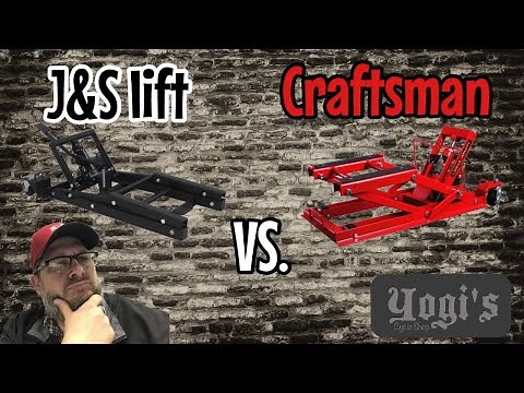 J&S Jack VS Craftsman Motorcycle Lift