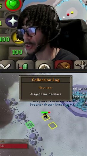 Dragonbone Necklace unlocked on the HCIM (6 KC)