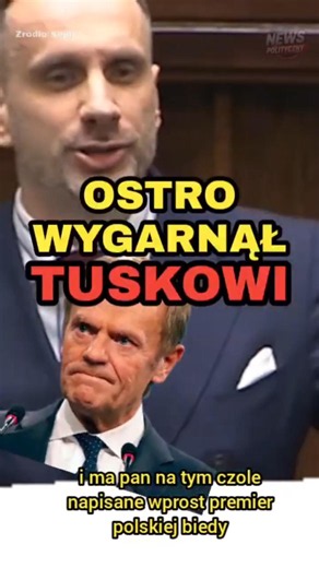 KOWALSKI SNAPPED! 🛑 He fiercely confronted Tusk in Parliament! #shorts #politics #news