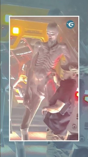 El nuevo Xenomorfo de "Alien:Romulus", interpretado por Robert Bobroczkyi. #shorts