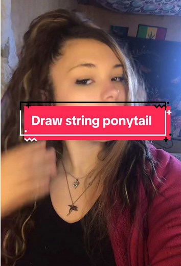 How to install a Drawstring Ponytail #fakehair #hairtut #hairtutorial #tiktokshop