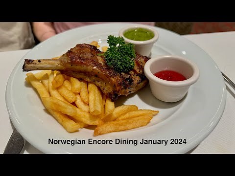 Norwegian Encore Dining January 2024