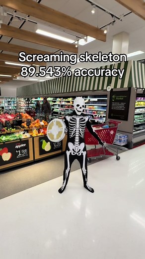 Screaming skeleton meme. Hope this reaches the TARGET audience. #meme #funny #brainrot #prank #cosplay