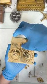 Assembling 1920s Gustav Becker Regulator Clock Movement