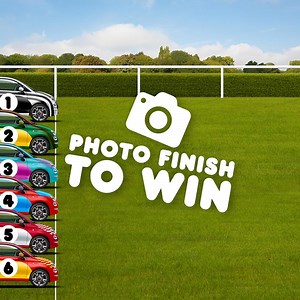 WIN a £500 PAYOUT with Fiat 500S. To celebrate the Grand National we’re giving one lucky Fiat fan the chance to scoop a £500 CASH windfall with the Fiat Furlong. All you have to do is PAUSE this video as the first Fiat 500S passes the FINISH LINE, take a SCREEN SHOT photo finish, then post it in the COMMENTS below. The winner will be announced on Monday 10th April 2017. Good Luck! Terms and Conditions apply: http://spr.ly/61878juz1 Find out more about the fabulous Fiat 500S at http://spr.ly/6188