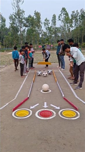তিনটি বল ঠেলে দিয়ে একটি বল ফেলতে গিয়ে এদের একেবারে নাস্তানাবুদ অবস্থা #shorts #sports