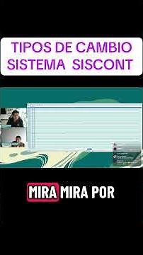 Cómo se utiliza el tiempo de cambio en SISCONT