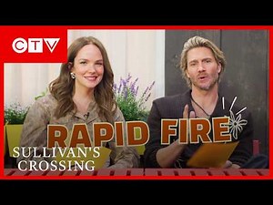 Chad Michael Murray & Morgan Kohan Play Rapid Fire | Sullivan's Crossing S4