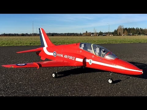 Freewing BAe Hawk T1 70mm EDF Jet Red Arrow Maiden Flight Review
