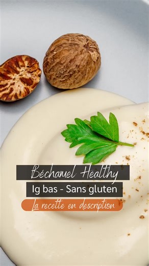 Vous m'avez demandé une alternative IG bas plus saine à la béchamel classique… alors la voici 🤍 Une version légère, digeste et gourmande, parfaite pour vos gratins, lasagnes ou plats du quotidien, respectueuse de votre glycémie. Ici, pas de beurre ni de farine raffinée : la farine de pois chiche apporte des protéines végétales et une approche IG bas, tout en restant naturellement sans gluten. 🌿 Points forts de la recette ✔️ Sans gluten ✔️ Sans matière grasse ajoutée ✔️ Approche IG bas, respect