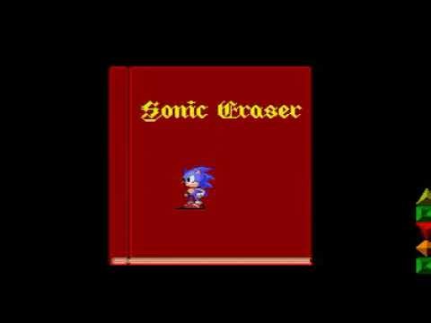 Sonic Eraser gameplay pt-br
