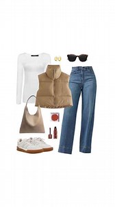 A Classic Look to Style Puffer Vests This Season