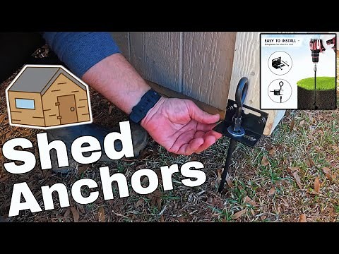 Mobile Home/Shed Anchors with Tools and Hardwear - Install/Review