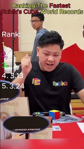 Ranking The Most Insane Rubik’s Cube Solves Ever #shorts