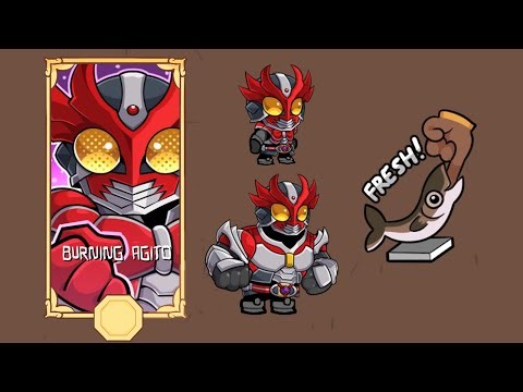 Kamen Rider Burning Agito Castle Crashers Showcase