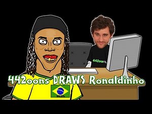 442oons Draws Ronaldinho! (Football Parody Caricature Cartoon)