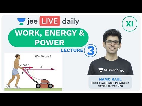 JEE Mains: Work, Energy & Power - Lecture 3 | Unacademy JEE | IIT JEE Physics | Namo Kaul
