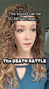 “The Death Rattle” This is one of the scariest sounds to hear at the end of life because it’s misunderstood. It can be a gurgling sound, harsh/shrill sound, or others, but it is distressing for family. This is one of the most common end of life questions we get- why are they making that sounds? Does it hurt? Are they going to choke/drown? Scary stuff! Let’s work through this and bust this myth. #death #endoflife #palliativecare #hospice #dying | Your Palliative PA