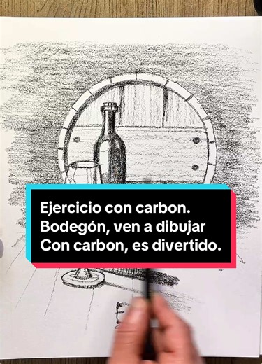 Bodegón al Carbón: Ejercicio de Dibujo Paso a Paso