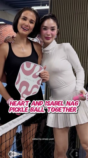 ISABEL OLI AND HEART SPOTTED NAG PICKLE BALL TOGETHER #heartevangelista #isabeloli #spotted