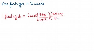 SOLVED: A fortnight is a charming English measure of time equal to 2.0 weeks (the word is a contraction of "fourteen nights"). That is a nice amount of time in pleasant company but perhaps a painful string of microseconds in unpleasant company. How many microseconds are in a fortnight? | Numerade