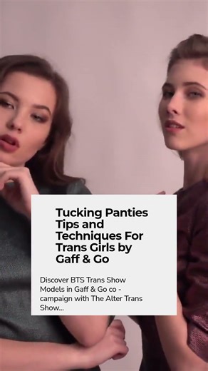 Tucking Panties Tips and Techniques For Trans Girls by Gaff & Go