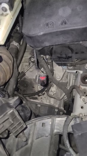 location to pour #transmission fluid into ford transit connect #shortvideo