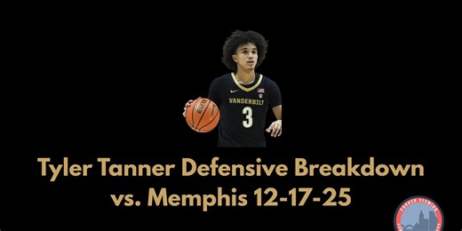 Vanderbilt Tyler Tanner puts on defensive masterclass against Memphis