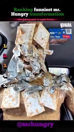 Ranking the funniest mr hungry transformations.#shortsfeed #foodmagic #foodiefun