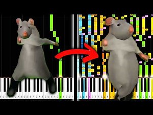 Dancing Rat Meme - EASY to IMPOSSIBLE PIANO