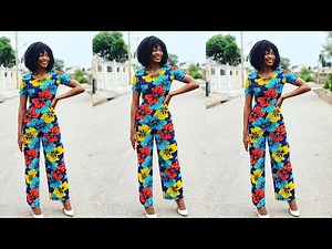HOW TO SEW A SIMPLE PALAZZO JUMPSUIT| Easy Sewing Tutorial.