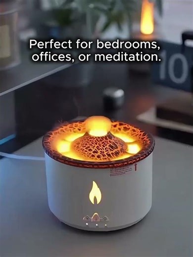 The Volcano Diffuser | Calm Power with a Flame-Like Glow