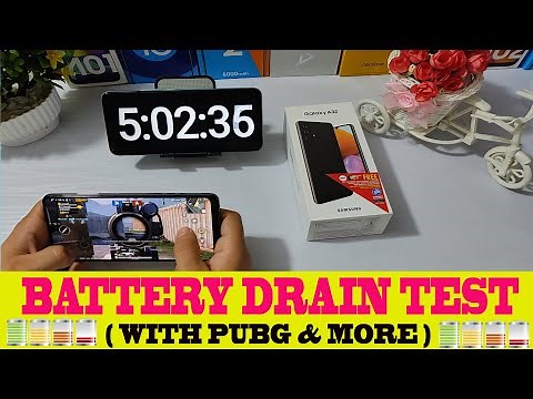 Samsung a32 battery drain test